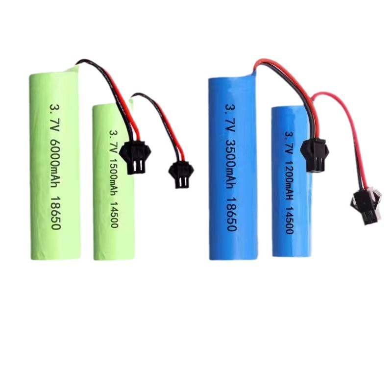 3.7V Lithium Battery 14500 Children's Remote Control Toy Car Bubble Machine Gun 18650 Battery Rechargeable Large Capacity Item Picture