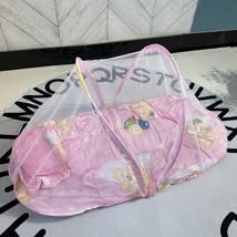 厂家批发夏季防蚊婴儿蚊帐 便携式可折叠蒙古包宝宝床儿童防蚊罩