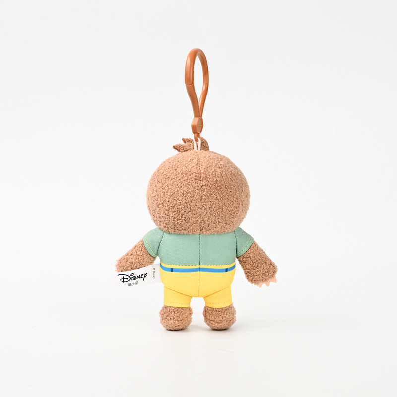 正版迪士尼公仔草莓熊玩偶钥匙扣史迪仔毛绒玩具背包挂饰包包挂件详情29