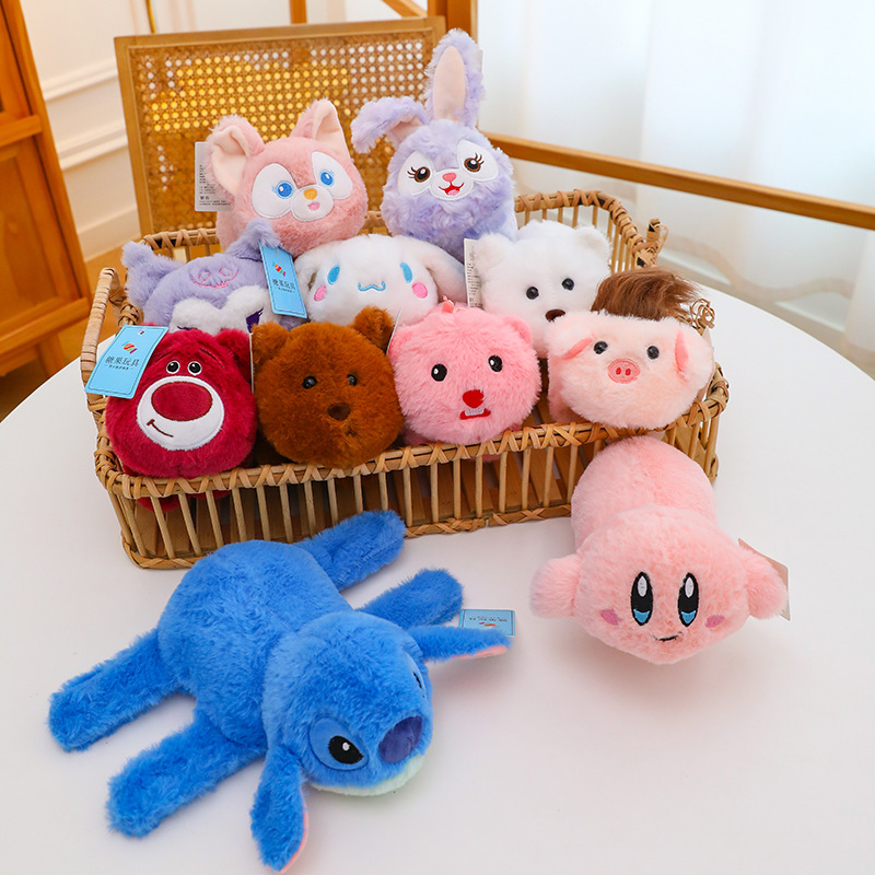 New cross-border cartoon dolls with cute pop rings, Sanrio plush toys, couple interactive wristbands, children's gifts details Picture