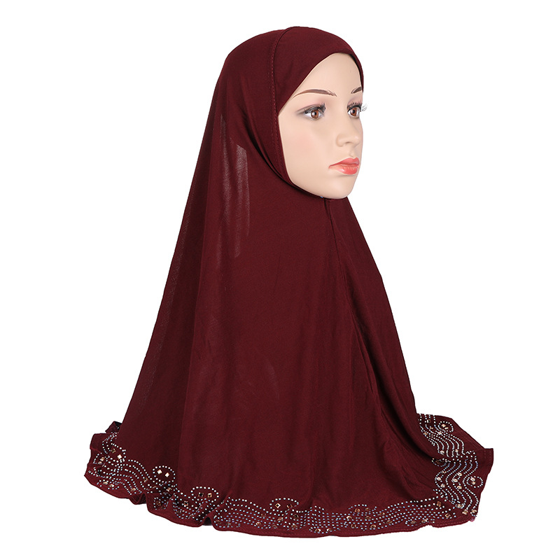 头巾/马来西亚头巾/穆斯林头巾白底实物图