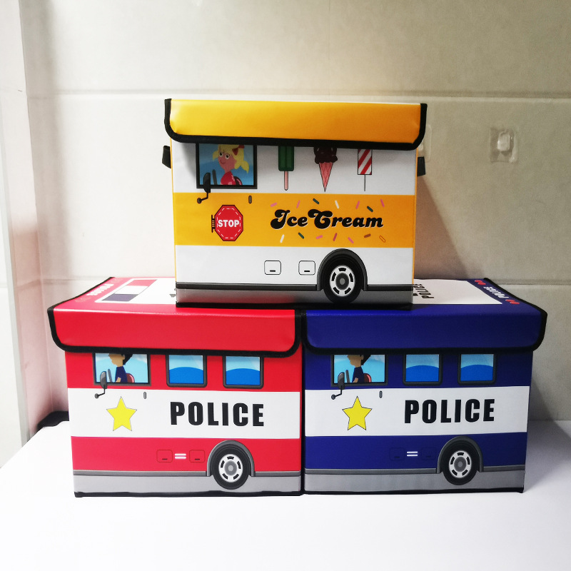 The car storage box is a foldable dormitory clothing organization box details Picture