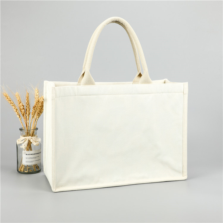 Tote Bag Canvas Bag Cotton Can Print Logo Blank Tote Bag Strength Feel Good Cotton Color Print Canvas Bag Shopping