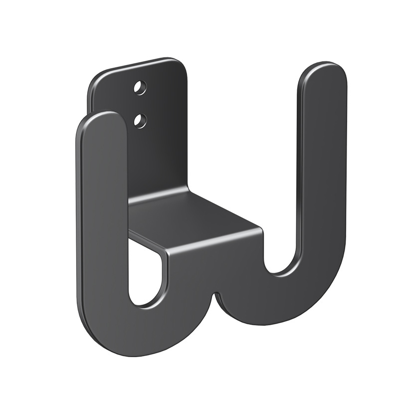 Bathroom wall-mounted slipper rack, no need for drilling behind the door, draining and storing shoes, draining carbon steel slipper rack Item Picture