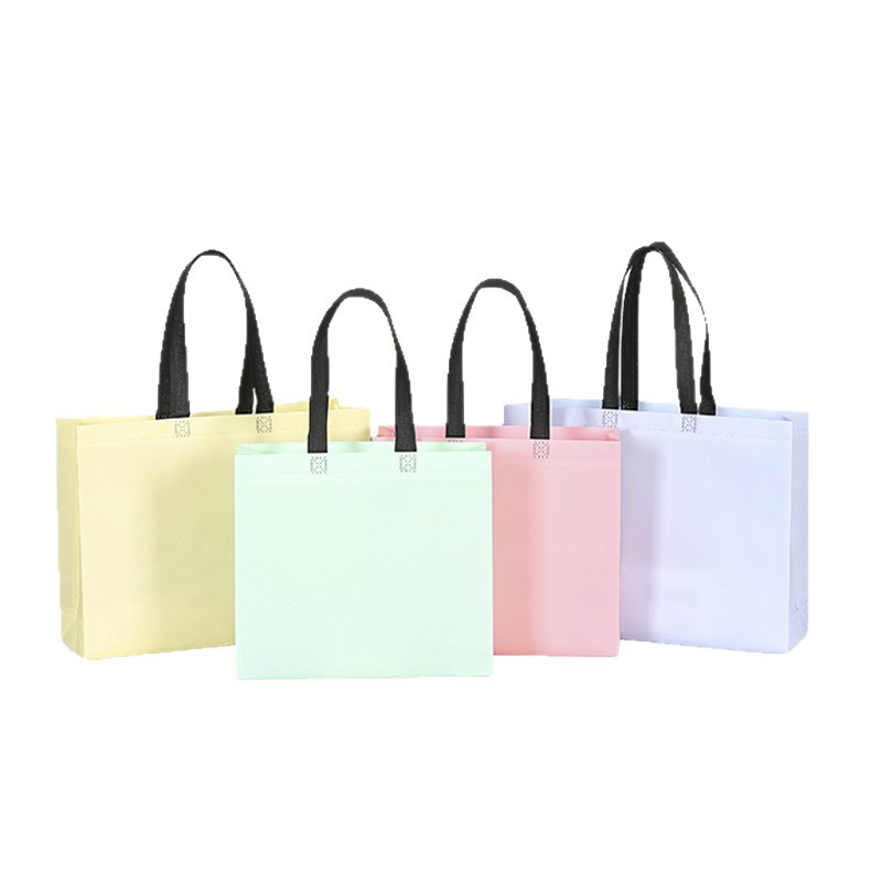 Ready-made non-woven fabric bags, advertising shopping bags, handbags, heat-pressed three-dimensional bags, customized laminated non-woven fabric bags Item Picture
