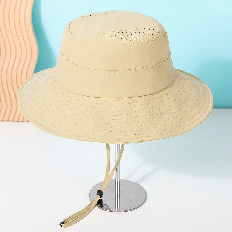 荣美夏季户外登山露营防水速干渔夫帽西部牛仔帽男女遮阳防晒帽子