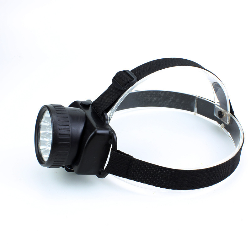 Factory direct sales of high-intensity LED outdoor fishing headlamps 7led camping lamps use AA batteries (non-rechargeable head-mounted type) Item Picture