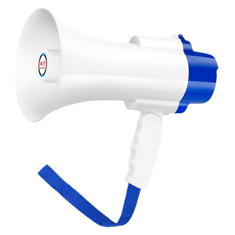 手持户外扩音器锂电池扩音喊话器 地摊宣传录音喇叭中性叫卖器