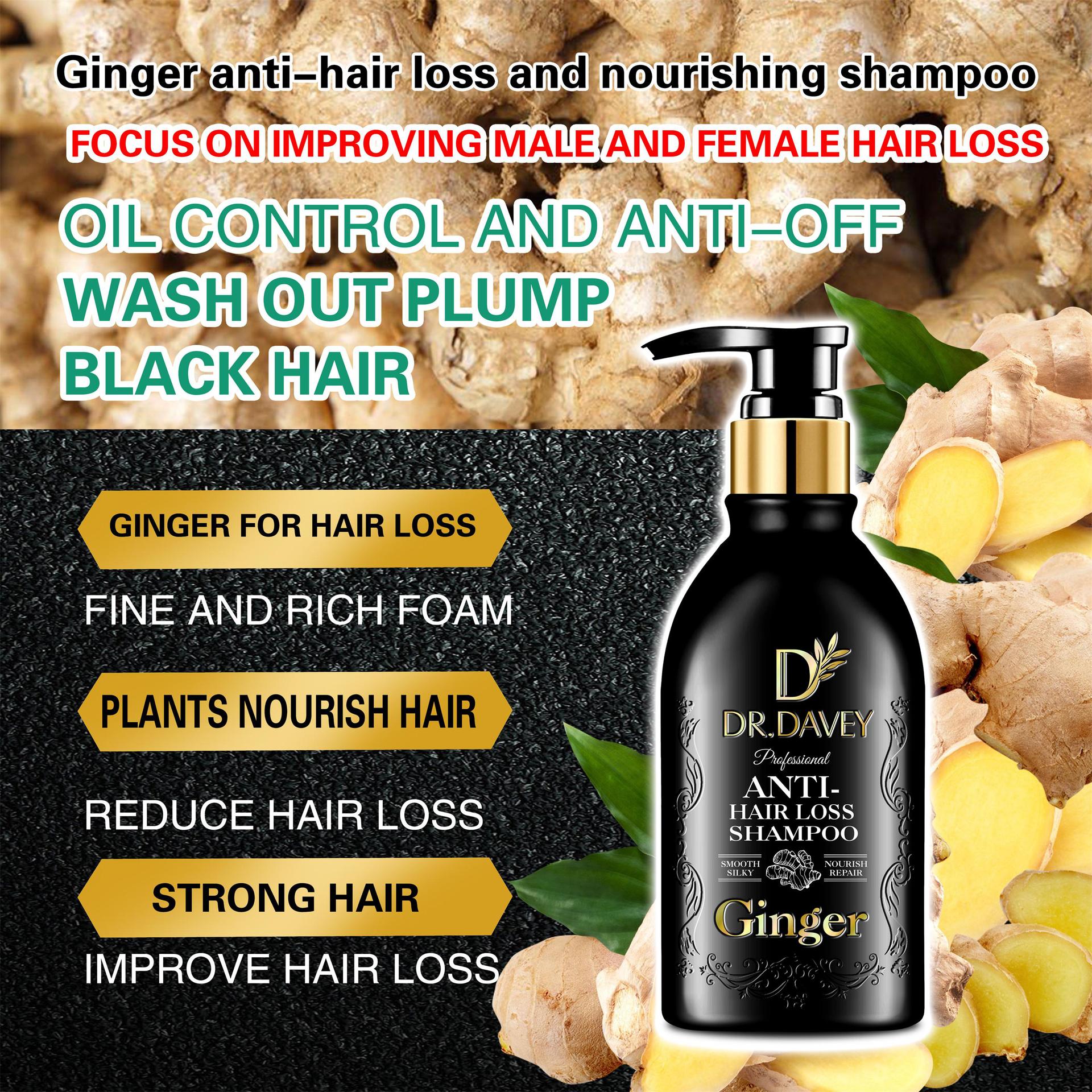 DR.DAVEY Anti-hair loss Ginger Shampoo Specification image