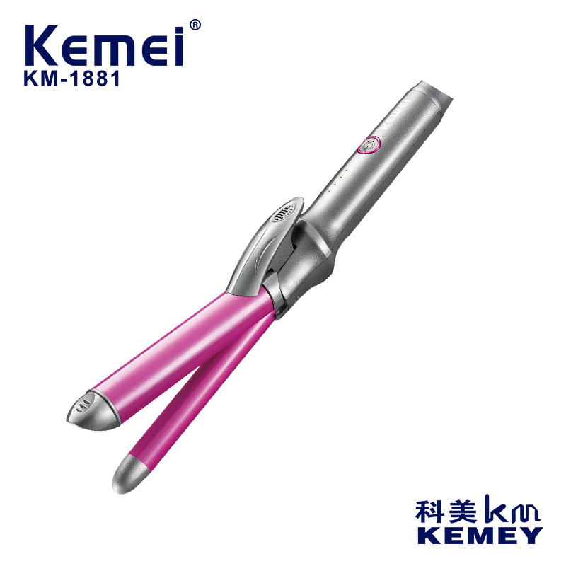科美/KEMEI新款护发自动卷发棒速热恒温负离子护发四档调温卷发器KM-1881