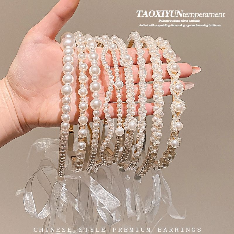 Children's braiding headband for girls 2025 New style high-end headband for girls, super fairy-like hair accessory for babies going out in summer details Picture