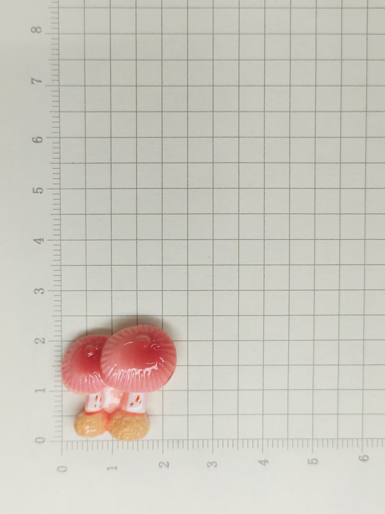 亮面小蘑菇diy手工奶油胶发饰钥匙扣手机壳衣帽鞋扣树脂饰品配件详情7