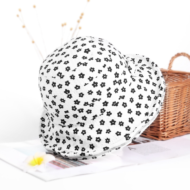 Hat woman spring summer Korean version of small Xiang Feng Fisherman hat personality trend big eaves sunscreen basin hat female sunshade hat wholesale details Picture
