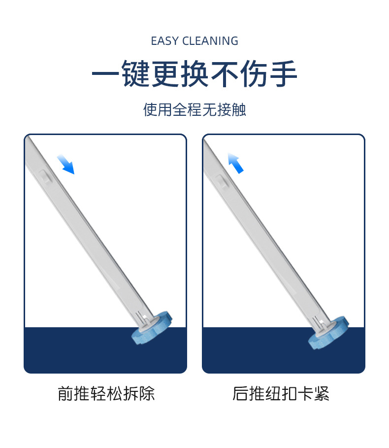 一次性马桶刷海绵替换头厕所清洁刷套装无死角去污家用可抛马桶刷家庭杀菌搓泥刷 自动洁厕宝 马桶洁厕剂 清洁除垢去异味详情9