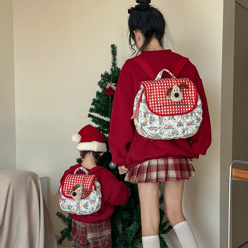 South Korea Shoulder Mommy Bag For Infants And Young Children Large Capacity Out Kindergarten Bags For Boys And Girls Small Children Bags Cross-Border Specification drawing
