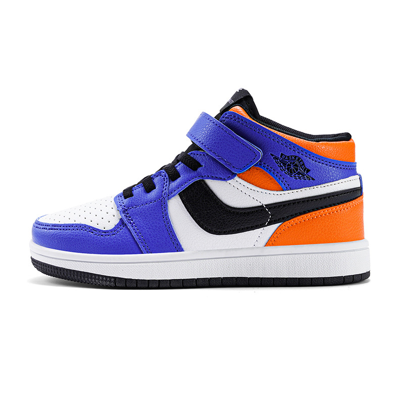 Aoogle Boys Casual Board Shoes Four Seasons Air Force One Children's Shoes Girls High Top Shoes Aj Children's Sneakers Item Picture