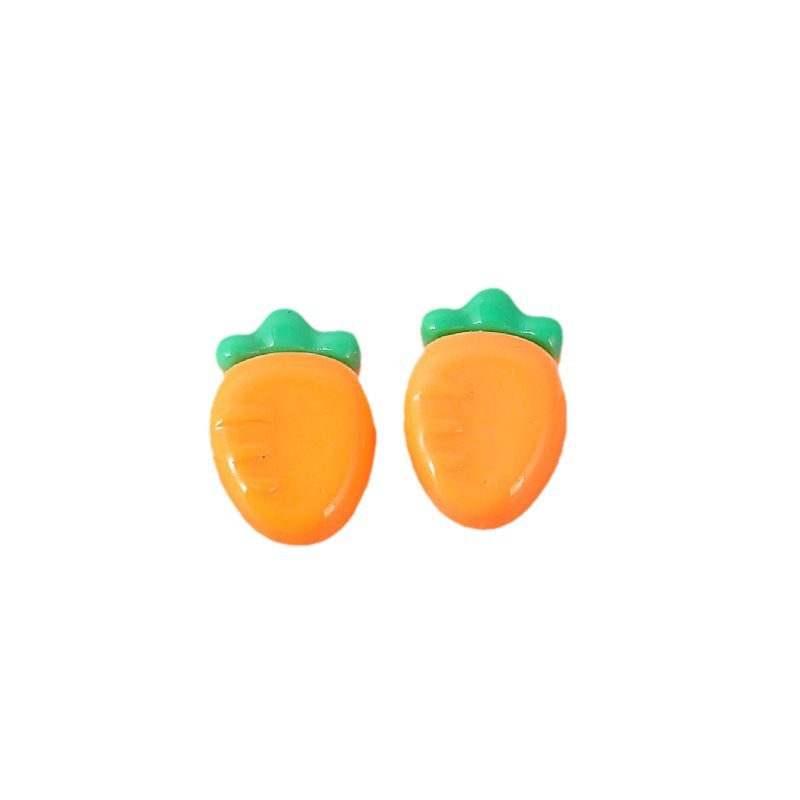 New shiny and cute strawberry, pineapple and peach fruit resin jewelry accessories and decorative pieces, cream glue diy material Item Picture