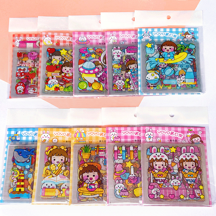贴纸/公主换装贴纸/果冻贴纸/安静书/钻石贴纸细节图