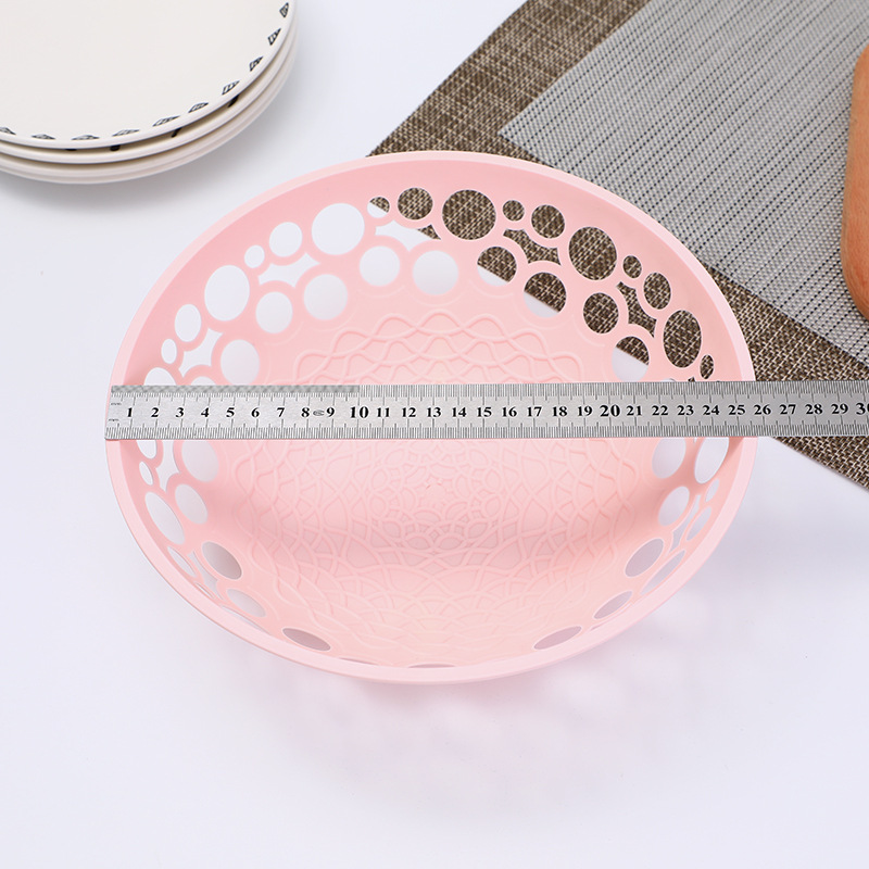 Creative candy-colored fruit plate, plastic fruit plate, candy plate, 2-yuan general merchandise floating details Picture