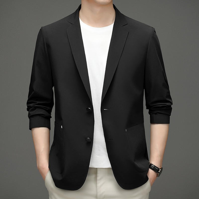 Ice Silk suit men's Spring and Summer new casual suit, ultra-thin suit, light and thin single Western sun protection jacket for men Specification image