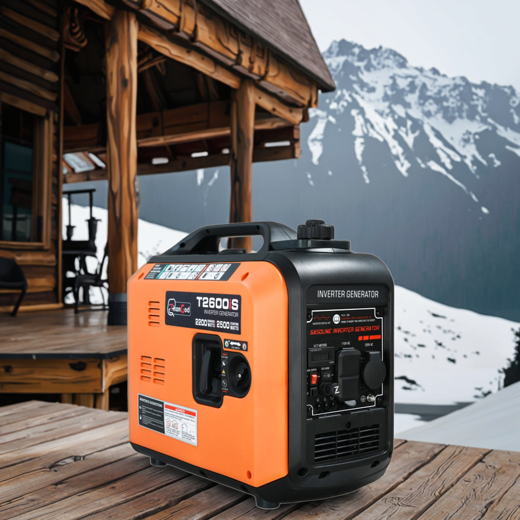 2kW-8kW静音变频发电机220V家用自驾旅行发电机工厂批发零售