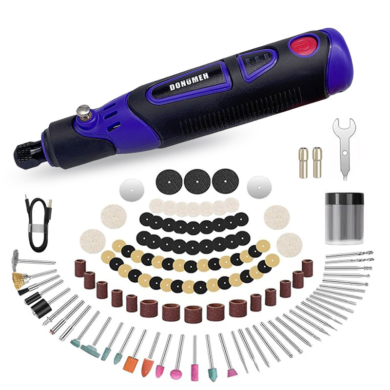 Electric grinding 3.6v household engraving machine, small handheld grinding head, polishing wonder, jade engraving electric mini drill Item Picture