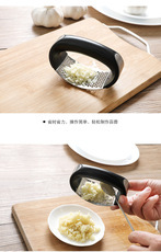 Stainless steel garlic press