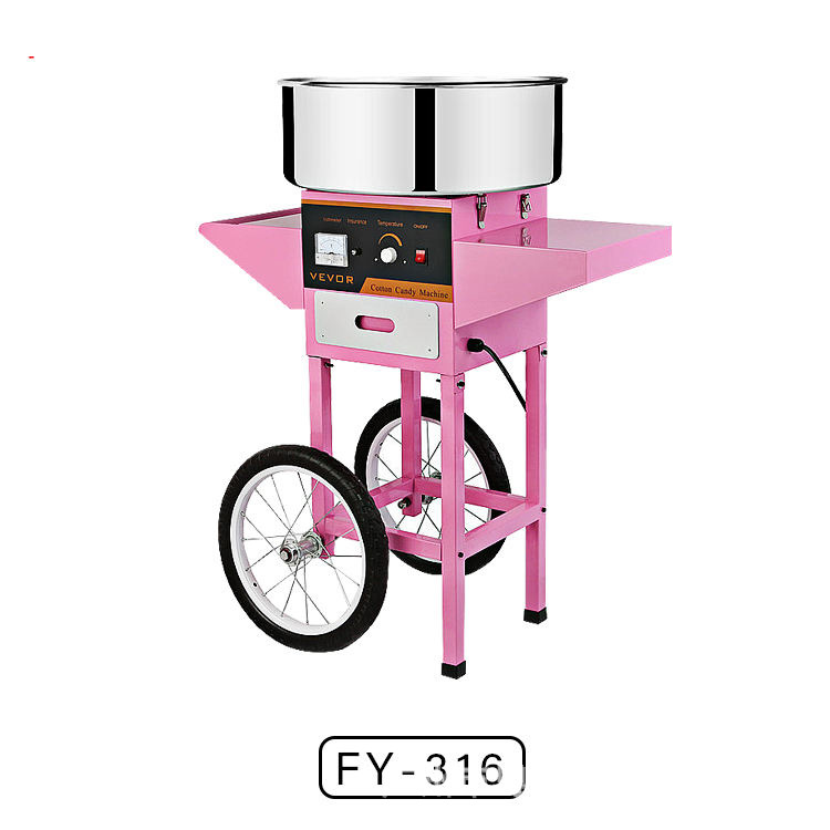 商用棉花糖机商业全自动摆摊儿童花式棉花糖机推车跨境微型制作机