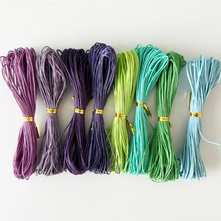 1mm cotton wax thread diy hand-woven rope diy accessory rope waxed cotton thread bracelet necklace rope accessory