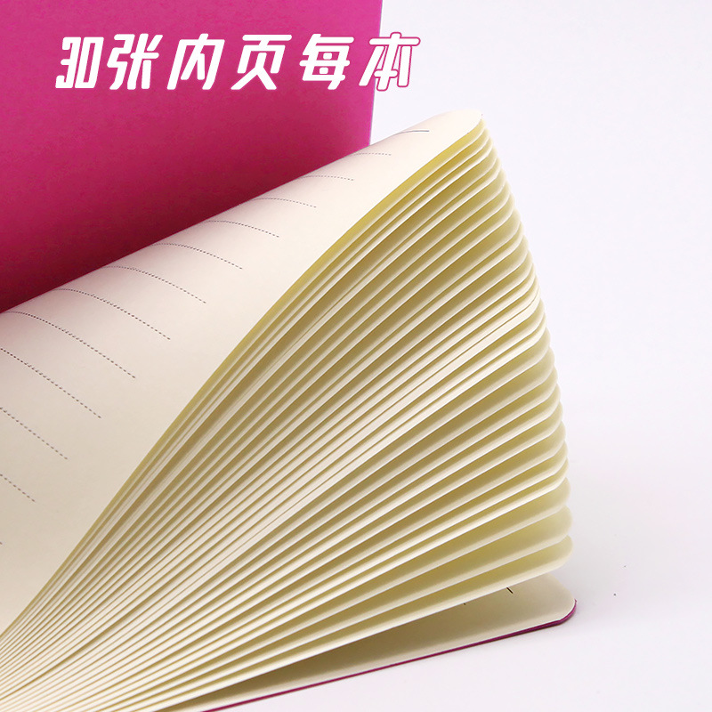 Notebook Set Cover Can Print Logo Advertising Work Book Thickened Soft Copy Car Line Set System Application Scenario