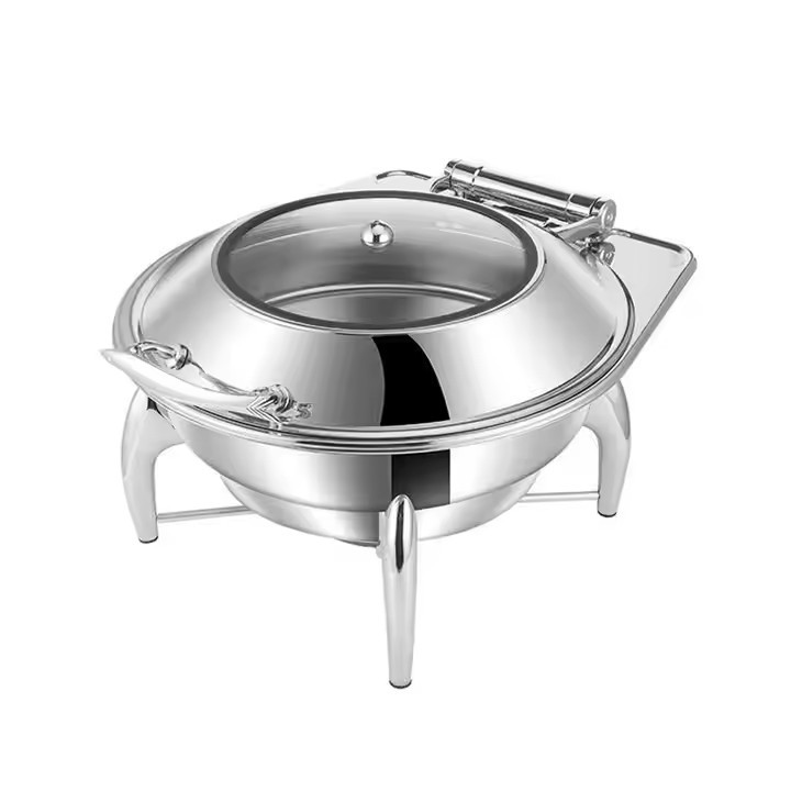 Stainless Steel Hydraulic Slow Drop Buffet Stove Bufferroad Hotel Commercial Heating Container With Bracket All Steel Thickening