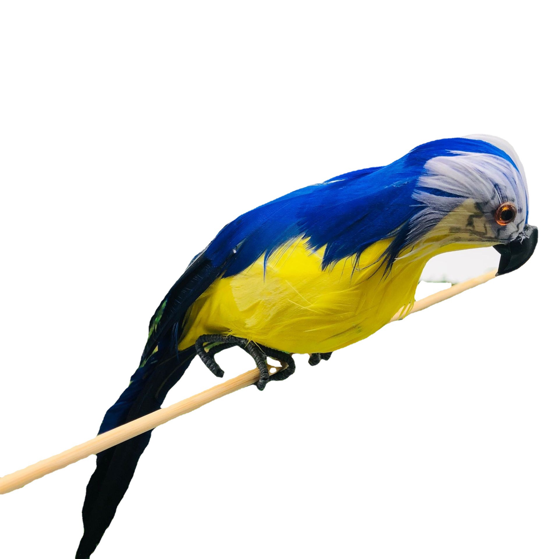Source Factory Supply Simulation Parrot Macaw Simulation Bird Bird Eggs Feather Parrot Garden Decoration Parrot Item Picture