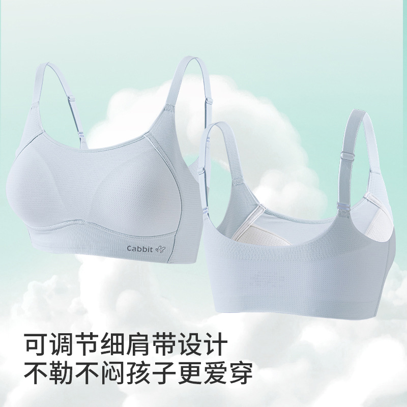 Girls' underwear for 12 to 16 years old, girls in the growth period, junior high school and senior high school students, strappy underwear without underwire, thin style Specification image