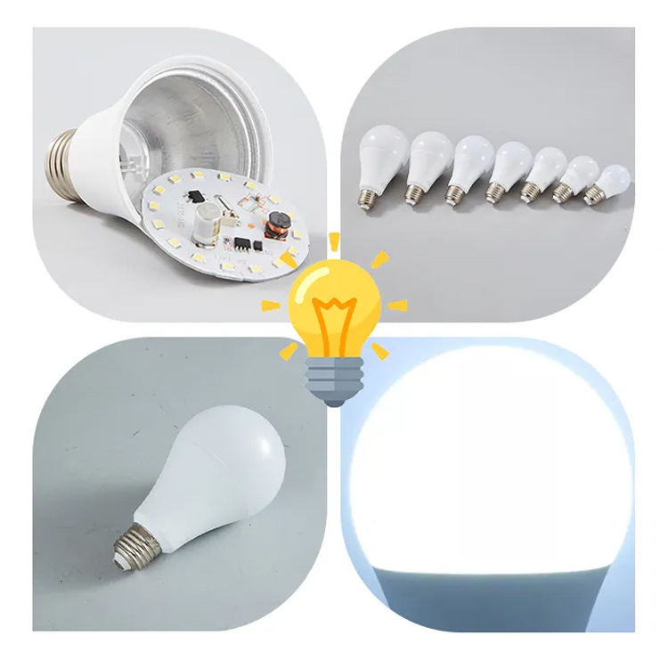 Led Plastic-Coated Aluminum A Bulb E27 Household White Warm Light High Brightness Eye Protection Energy Saving B22 Bulb Lamp Factory Direct Sales Application Scenario