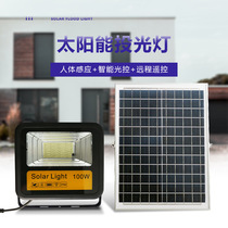led solar light radar sensing aluminum shell wholesale price high power solar floodlight