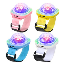 USB5V Rechargeable q1 Blue Genie color light Wearable watch light car mounted suction cup color light