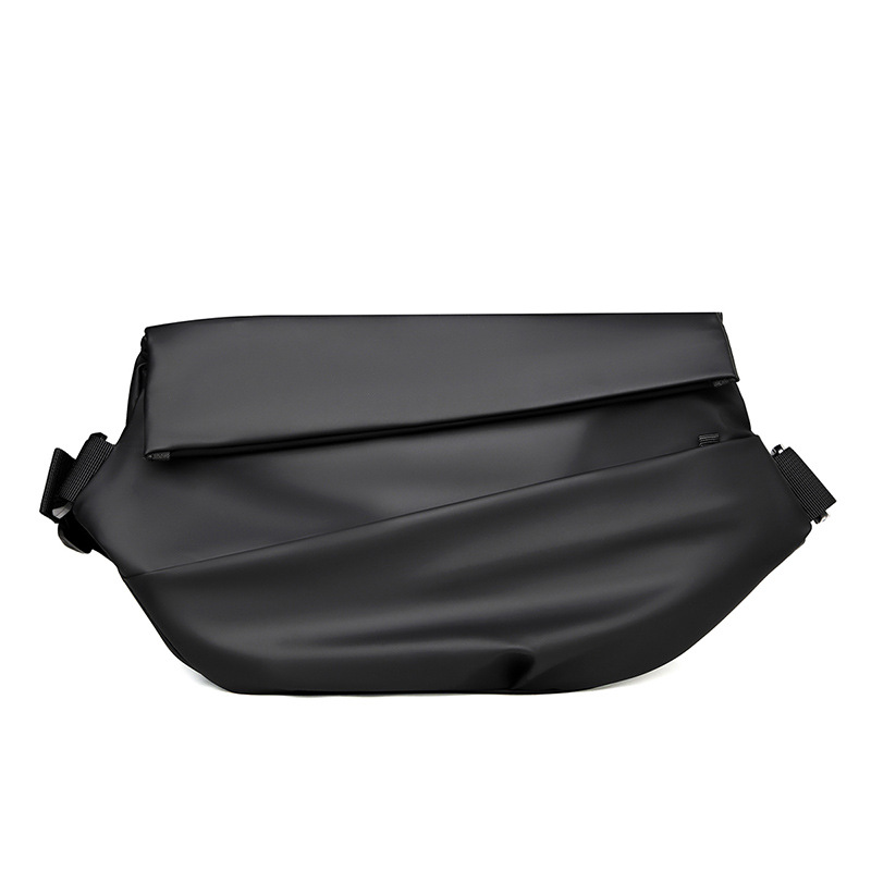 Fashionable Men's Functional Crossbody Bag Anti-Splash Ipad Multi-Functional Chest Bag Male Portable Motorcycle Cool Shoulder Backpack Item Picture