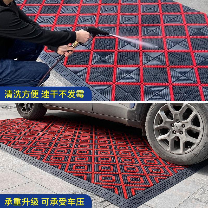 Outdoor anti-slip floor MATS, hotel entrance foot MATS, outdoor commercial dust-removing door MATS, waterproof carpets outside the entrance door Application Scenario