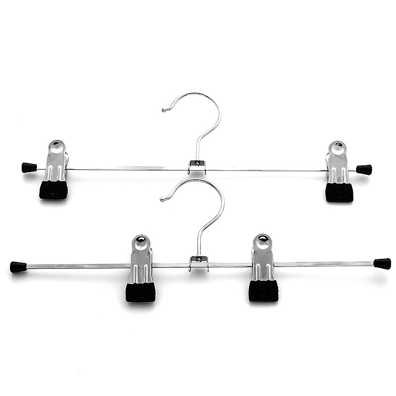 金属浸塑裤架防滑贴现裤夹不锈钢架子裤挂衣架无痕铁艺可伸缩群夹详情图5