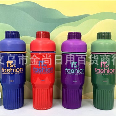 Summer plastic straw cup, simple and portable sports water cup for students, large-capacity water cup for women and men, outdoor details Picture