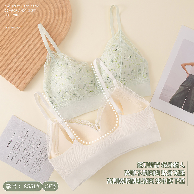 文胸/美背心女士夏季/美背/外扩胸衣/内衣细节图