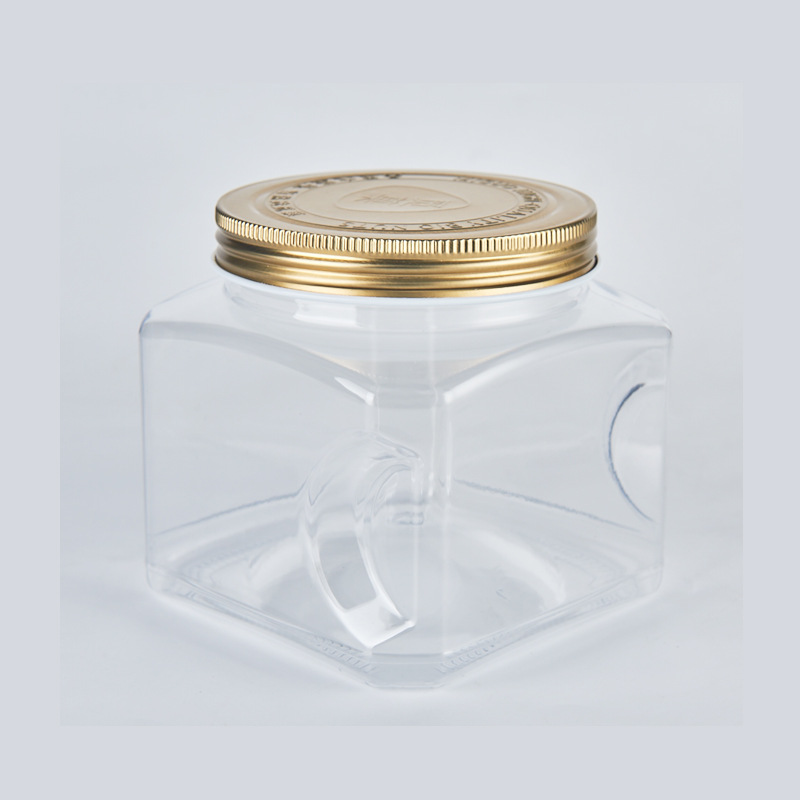 PET坚果塑料罐定制 零食塑料包装罐 开心果年货塑料包装罐密封罐详情图4
