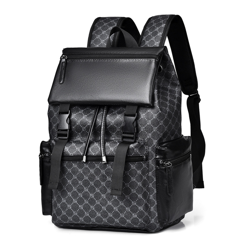 Men's backpacks, backpacks, men's fashionable and trendy casual business travel bags, large-capacity schoolbags, computer backpacks, tools