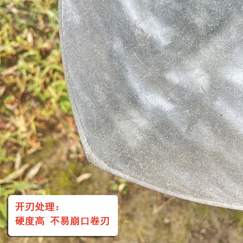 厂家直供批发价锰钢铲尖锹淬火铁锨平锹家用铲子农用锹挖土种植铲