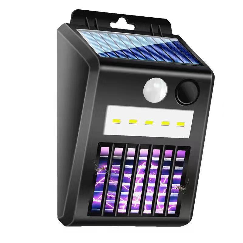 跨境新款太阳能灭蚊灯 家用捕蚊器 电击户外庭院驱蚊器 厂家直销