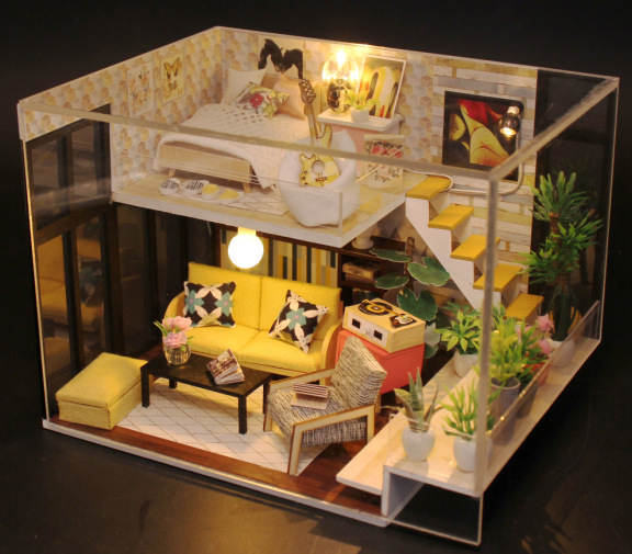 diy house handcrafted assembly model Specification image