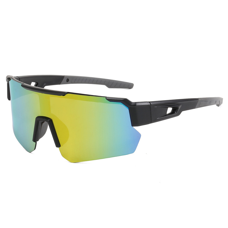 Cross-border new one-piece bicycle glasses, men's and women's cycling sunglasses 9336, outdoor windproof sports sunglasses wholesale details Picture