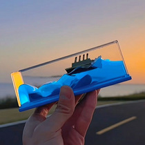 Tiktok the same cruise fluid oil leaking drop decoration key chain cute personality creative birthday gifts for men and women