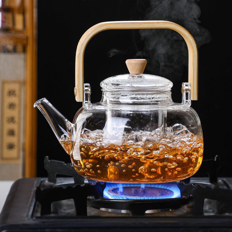 吊壶铁链/玻璃醒酒器套装/半球烧水壶/围炉煮茶/咖啡壶细节图