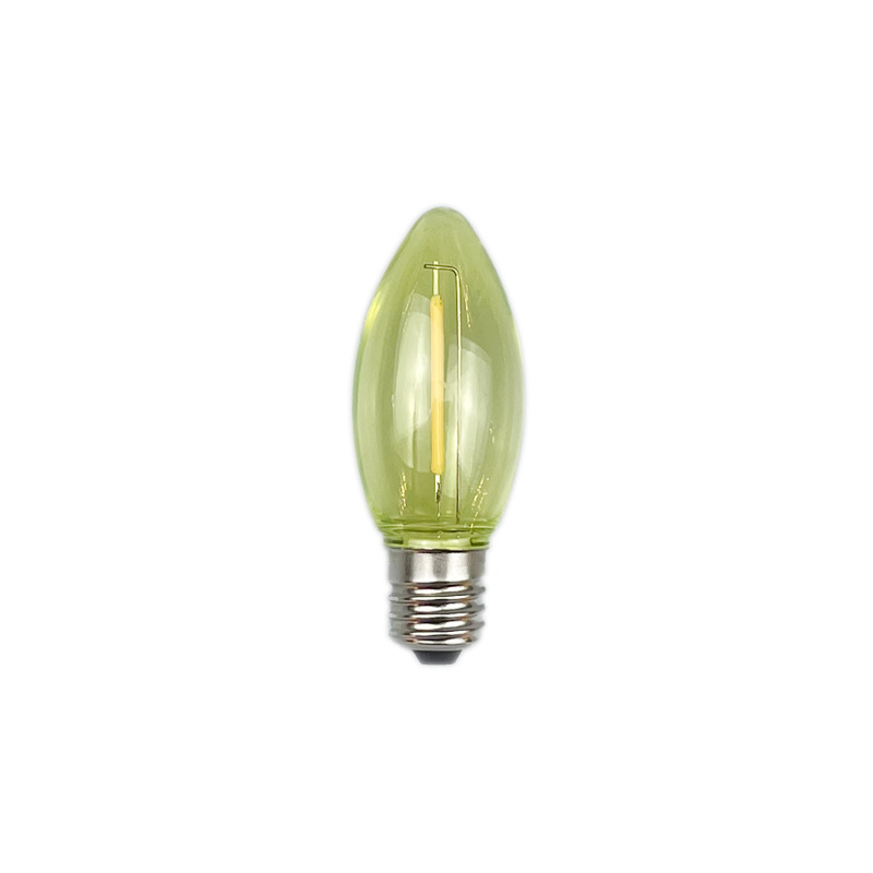 Customized C9 transparent LED bulbs, 1w/2w color outdoor decorative PC plastic bulbs from the manufacturer Application Scenario